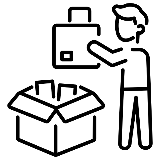 Roland Renner GmbH - Immobilienverwaltung und Gebäudedienstleistungen - Aufräumen-Symbol